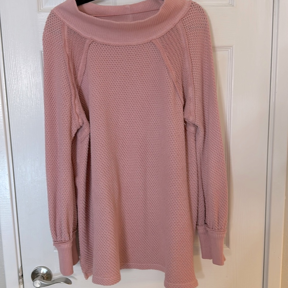 Free People, Waffle Pattern sweater. Pre Loved, excellent condition.